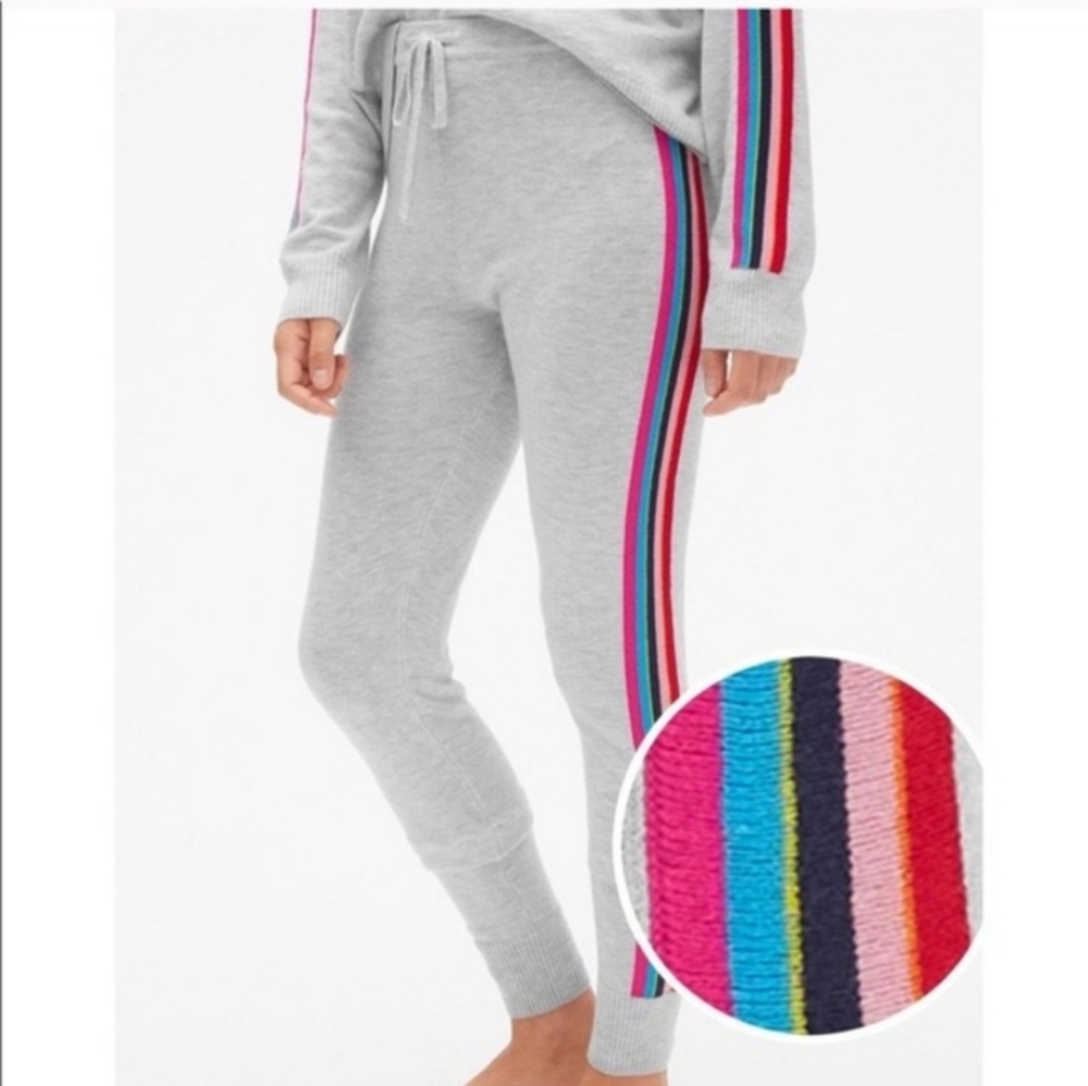 Gap supersoft gray joggers extra fine merino wool